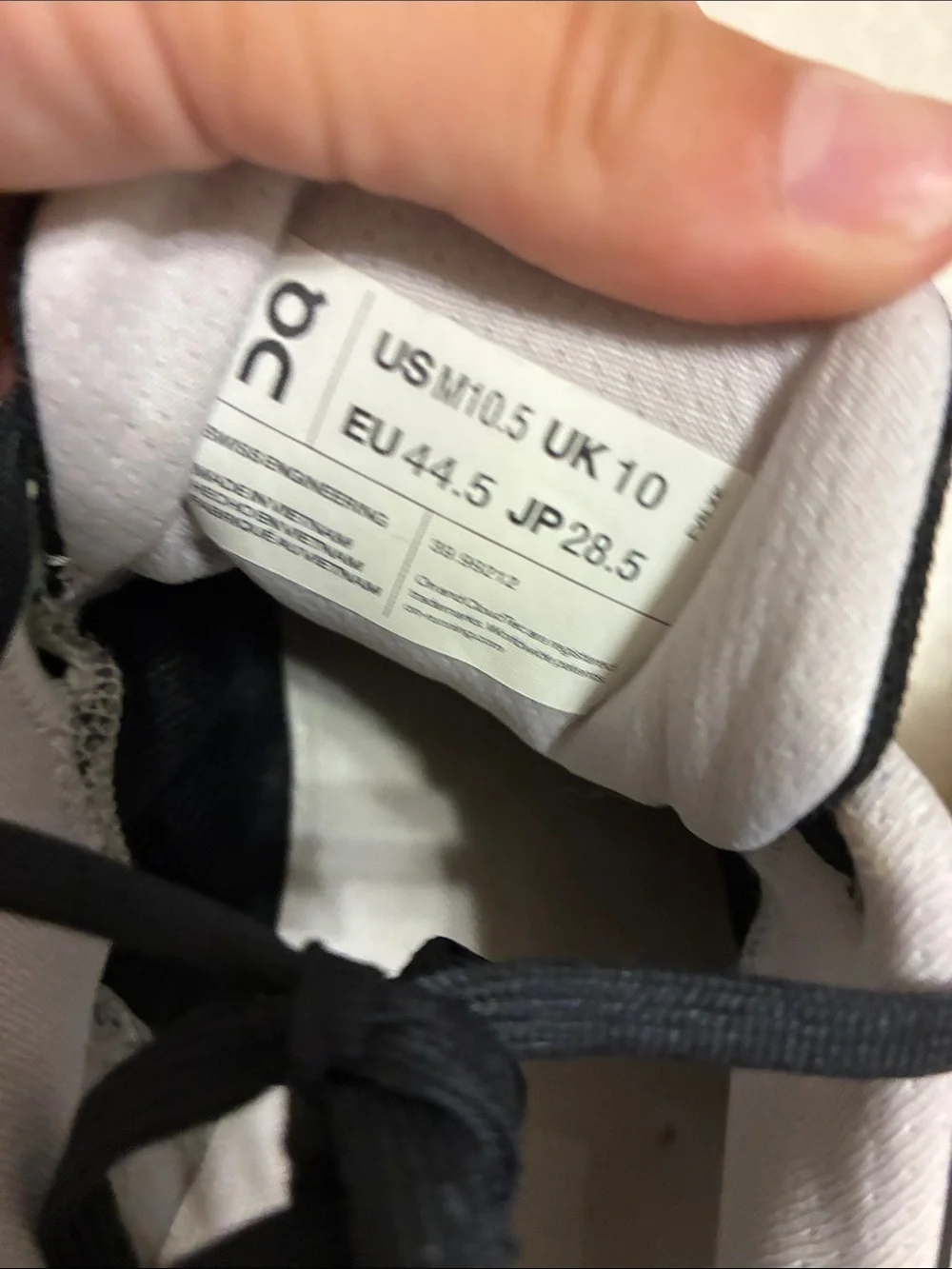 On Running Men’s White & Light Green Sneakers with Black Accents